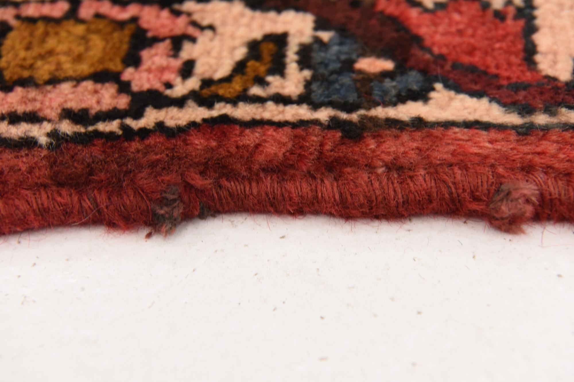 5' 5 x 11' 5 Hand Knotted Hossainabad Persian Wool Runner Rug