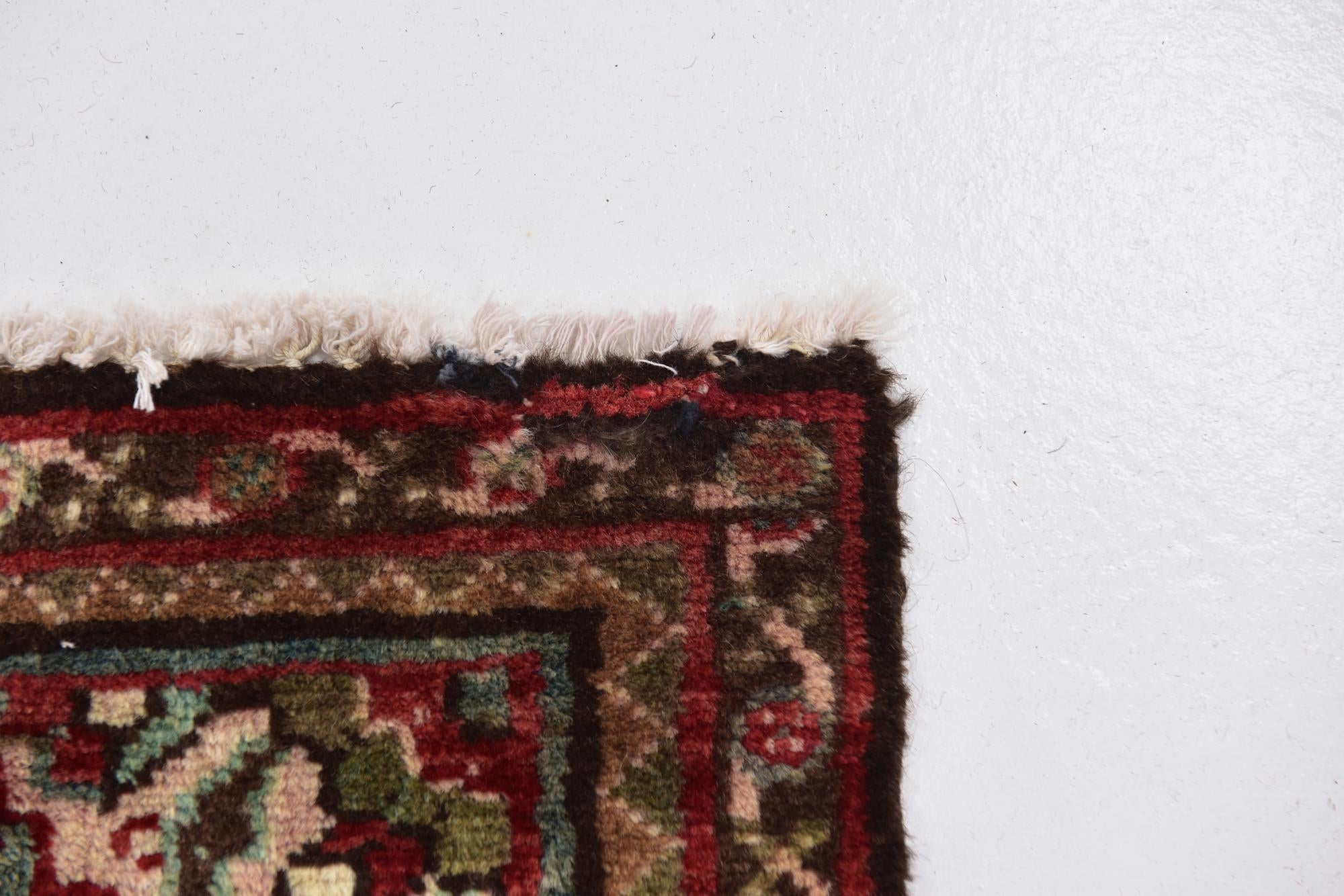130cm x 320cm anudado a mano Hossainabad Alfombra Persa Lana Pasillera