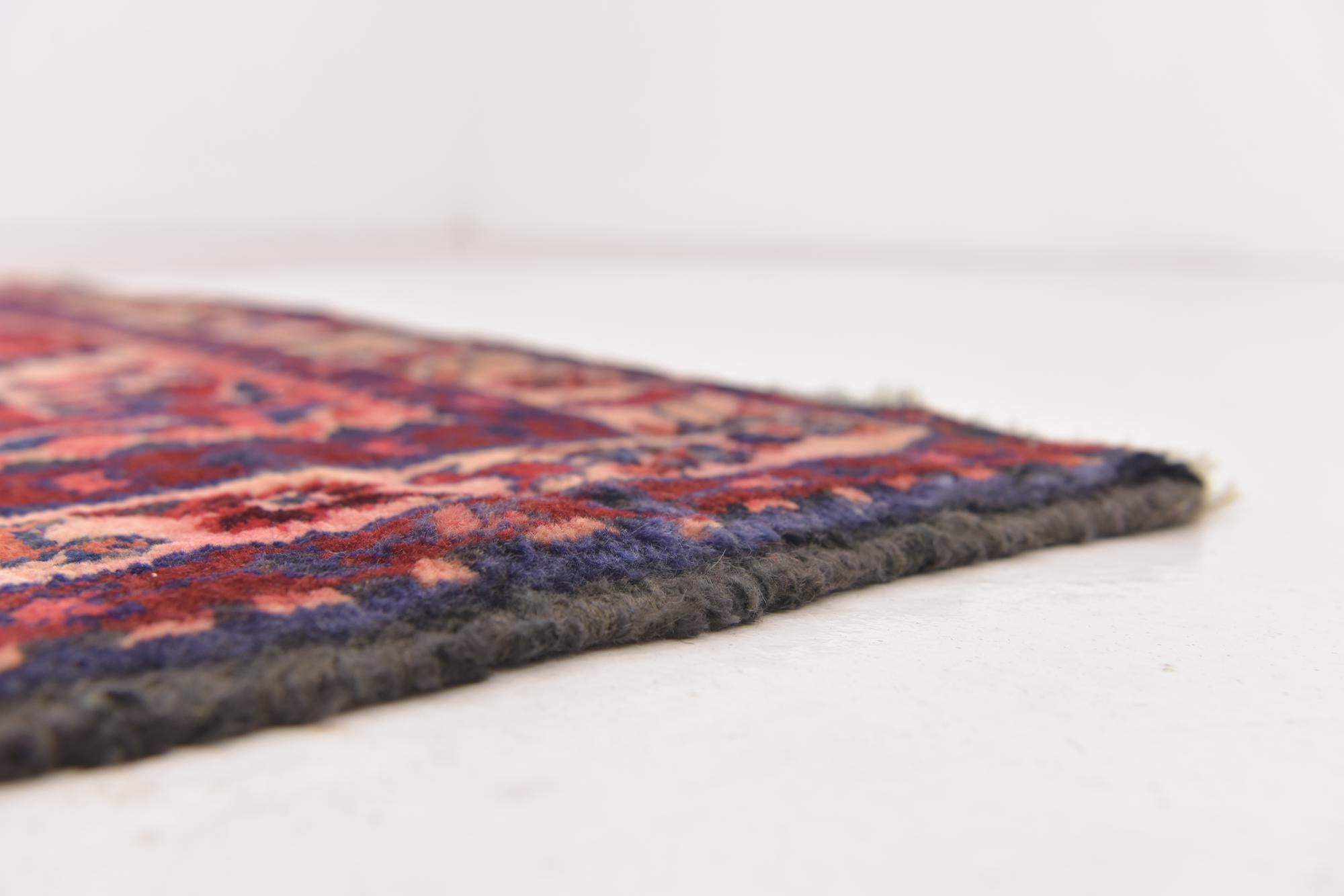 115cm x 300cm anudado a mano Hossainabad Alfombra Persa Lana Pasillera