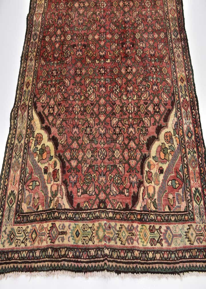 5' x 10' 5 Hand Knotted Hossainabad Persian Wool Runner Rug