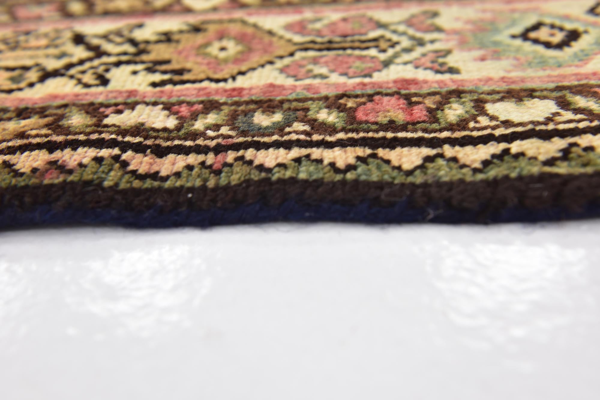 5' x 10' 5 Hand Knotted Hossainabad Persian Wool Runner Rug