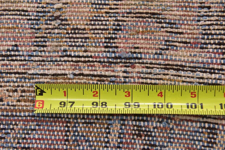 Detail image of 3' 2 x 10' Hand Knotted Hossainabad Persian Wool Runner Rug