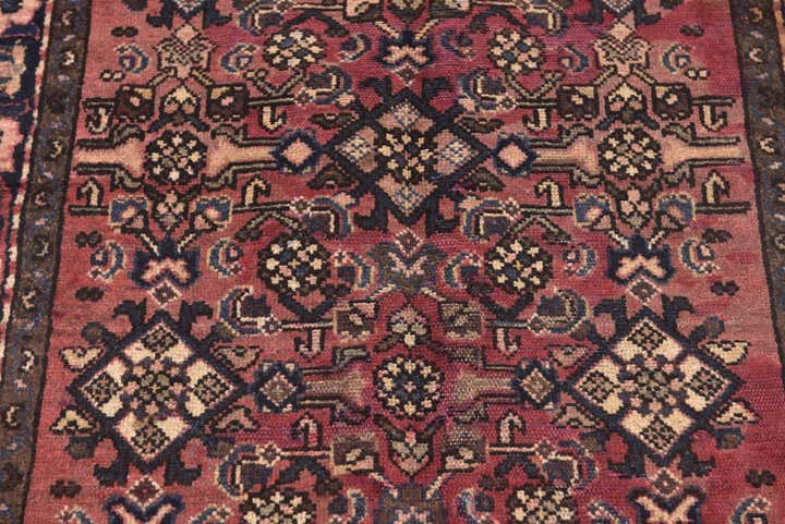 3' 2 x 10' Hand Knotted Hossainabad Persian Wool Runner Rug