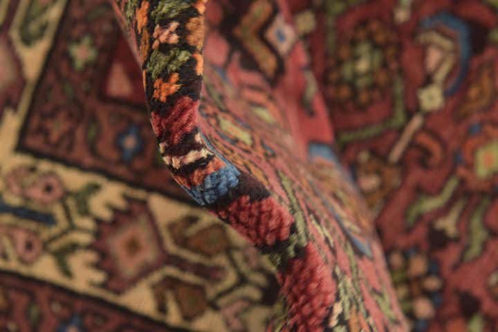 3' 10 x 10' Hand Knotted Hossainabad Persian Wool Runner Rug