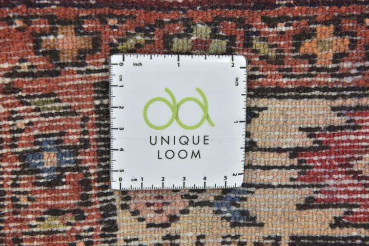 3' 10 x 10' Hand Knotted Hossainabad Persian Wool Runner Rug