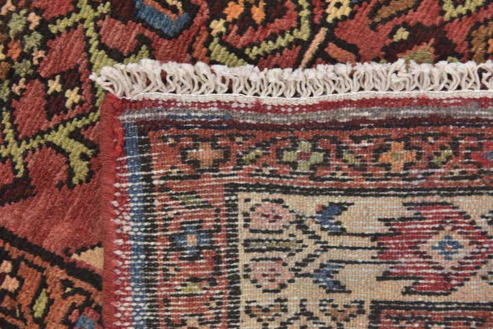 3' 10 x 10' Hand Knotted Hossainabad Persian Wool Runner Rug
