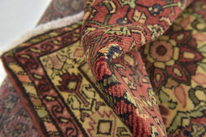 3' 6 x 9' 10 Hand Knotted Hossainabad Persian Wool Runner Rug