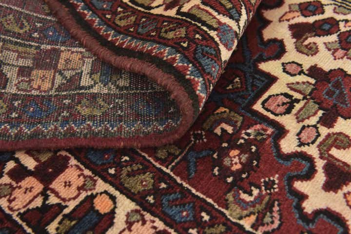 115cm x 310cm anudado a mano Hossainabad Alfombra Persa Lana Pasillera