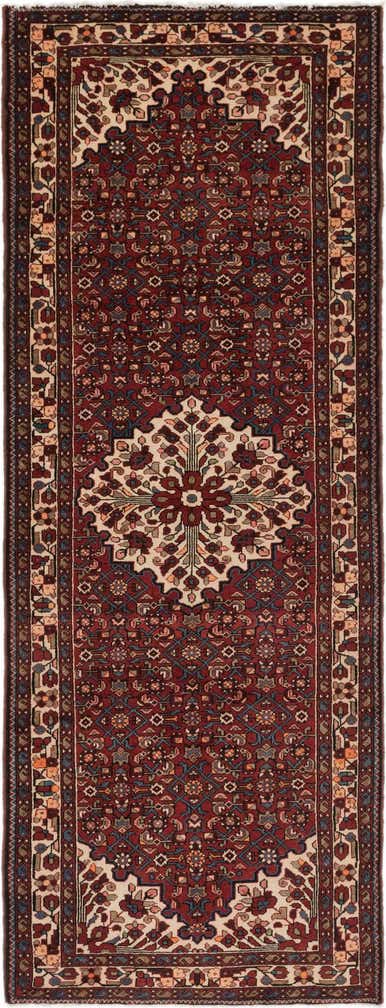 115cm x 310cm anudado a mano Hossainabad Alfombra Persa Lana Pasillera