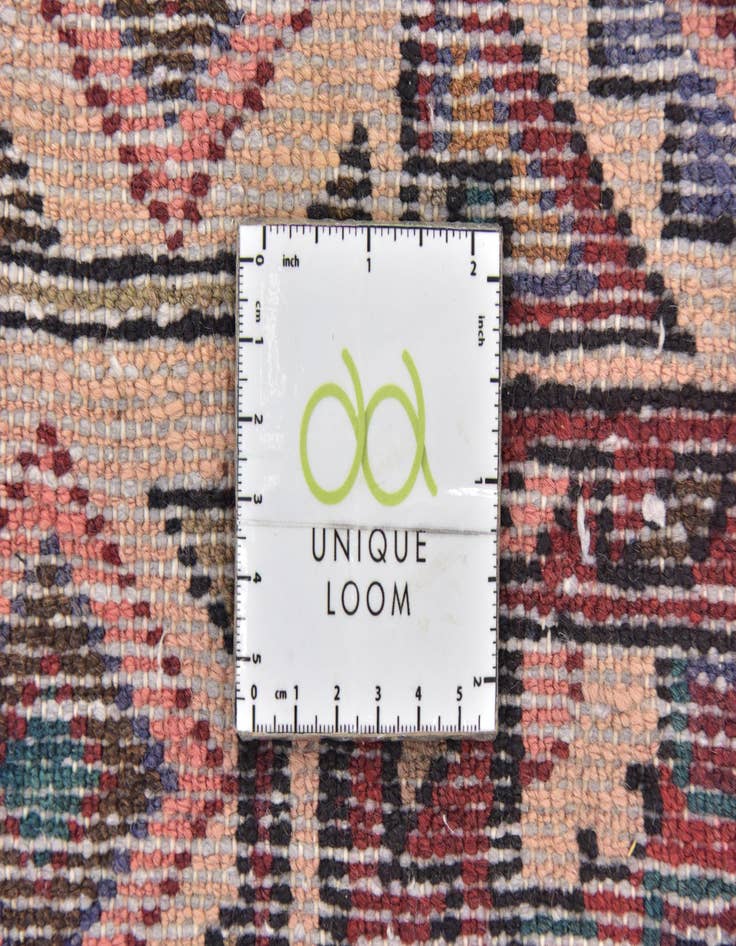 Detail image of 3' 9 x 10' 5  Hand Knotted Hossainabad Persian Wool Runner Rug