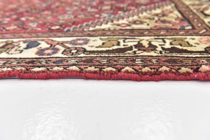 3' 9 x 10' 4 Hand Knotted Hossainabad Persian Wool Runner Rug