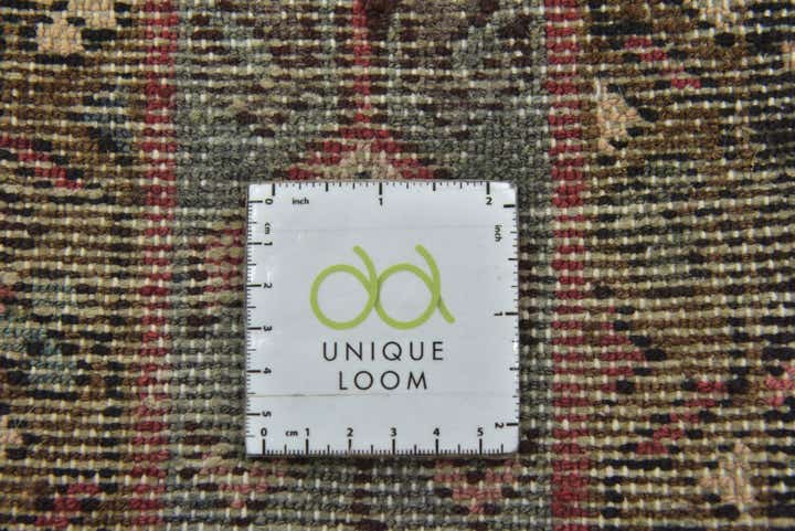 3' 5 x 9' 8 Hand Knotted Hossainabad Persian Wool Runner Rug