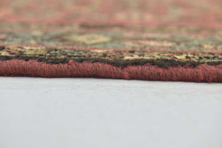 3' 5 x 9' 8 Hand Knotted Hossainabad Persian Wool Runner Rug