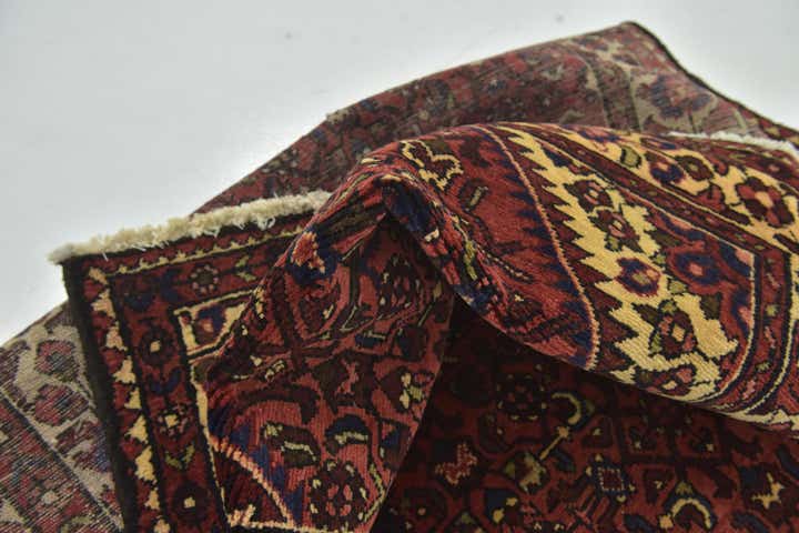 3' 10 x 10' 2 Hand Knotted Hossainabad Persian Wool Runner Rug