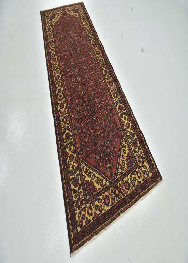 3' 10 x 10' 2 Hand Knotted Hossainabad Persian Wool Runner Rug