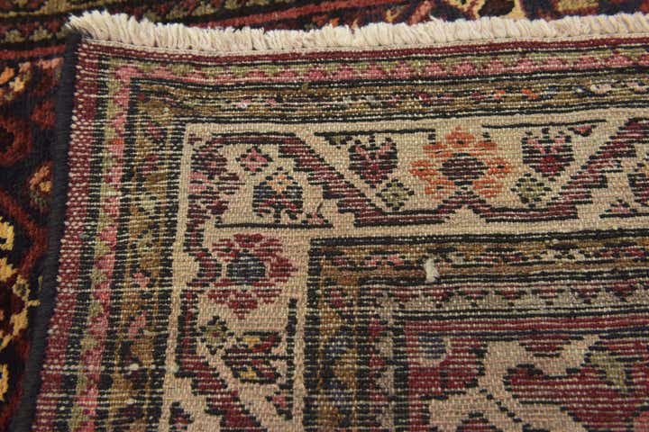 3' 10 x 10' 4 Hand Knotted Hossainabad Persian Wool Runner Rug
