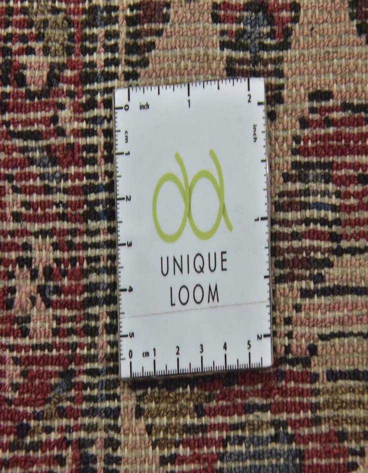 Detail image of 3' 10 x 10' 6  Hand Knotted Hossainabad Persian Wool Runner Rug