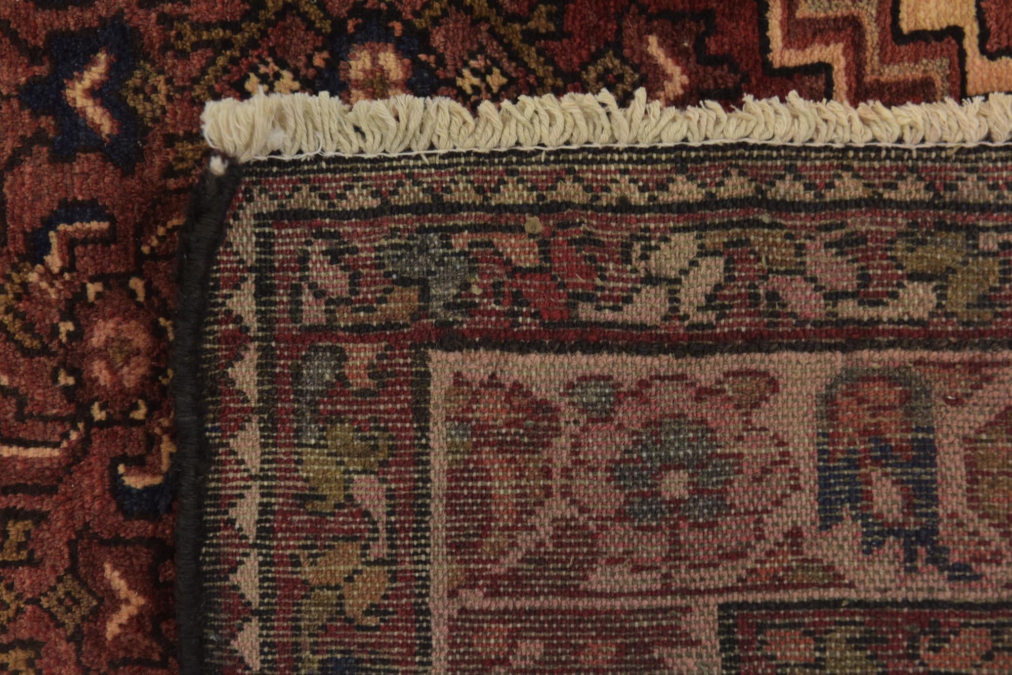 105cm x 315cm anudado a mano Hossainabad Alfombra Persa Lana Pasillera