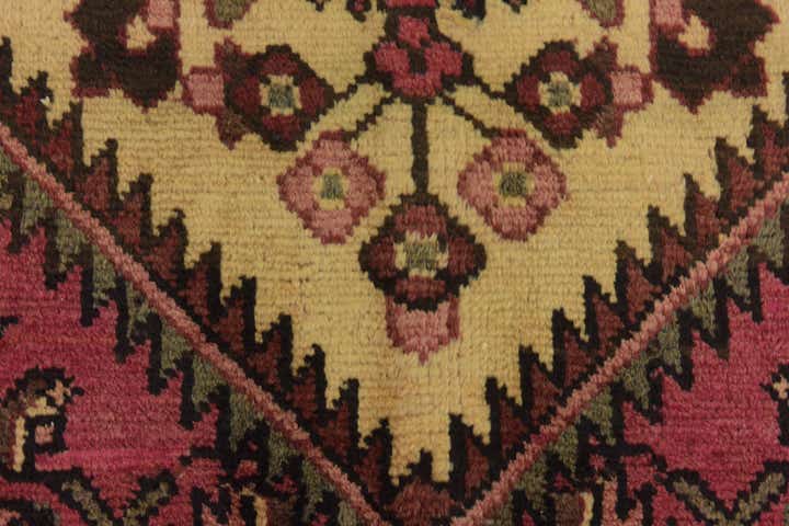 3' 10 x 10' 7 Hand Knotted Hossainabad Persian Wool Runner Rug