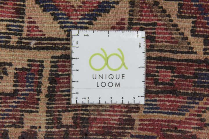 3' 10 x 10' 7 Hand Knotted Hossainabad Persian Wool Runner Rug