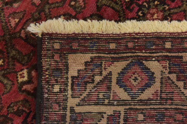 3' 10 x 10' 7 Hand Knotted Hossainabad Persian Wool Runner Rug