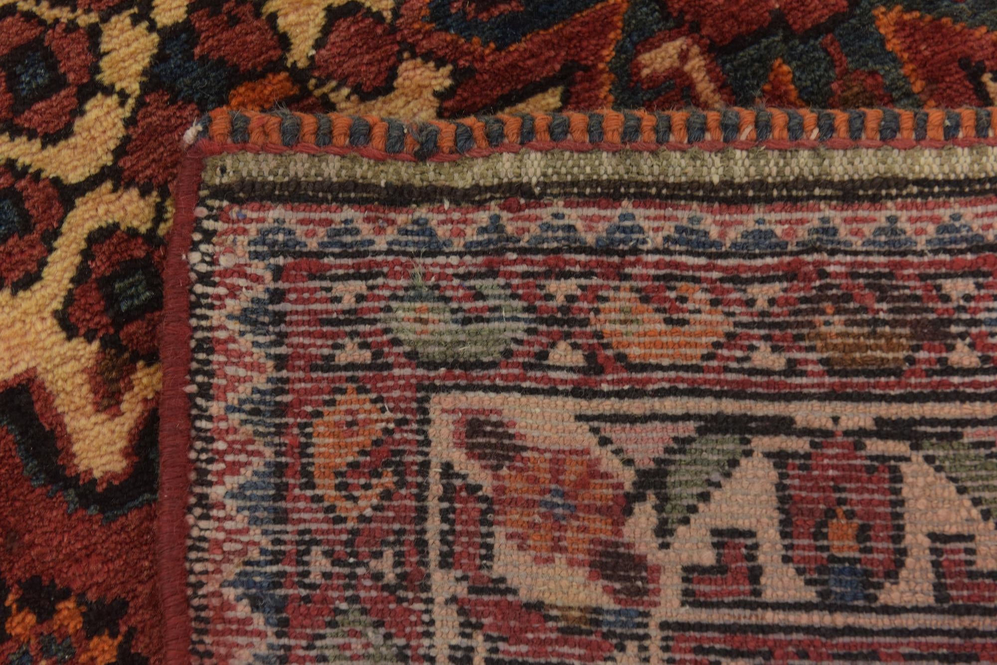 110cm x 320cm anudado a mano Hossainabad Alfombra Persa Lana Pasillera