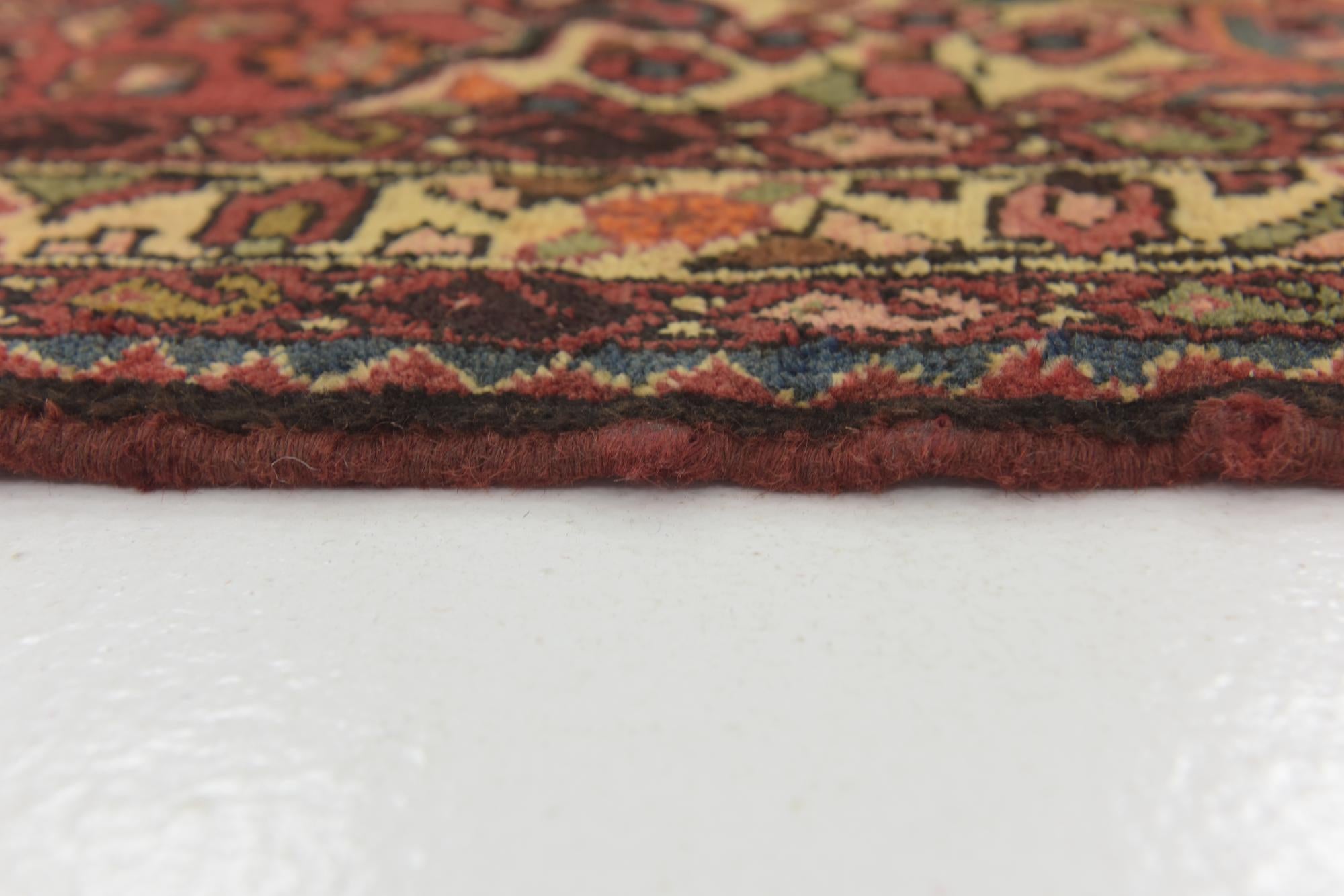 110cm x 320cm anudado a mano Hossainabad Alfombra Persa Lana Pasillera