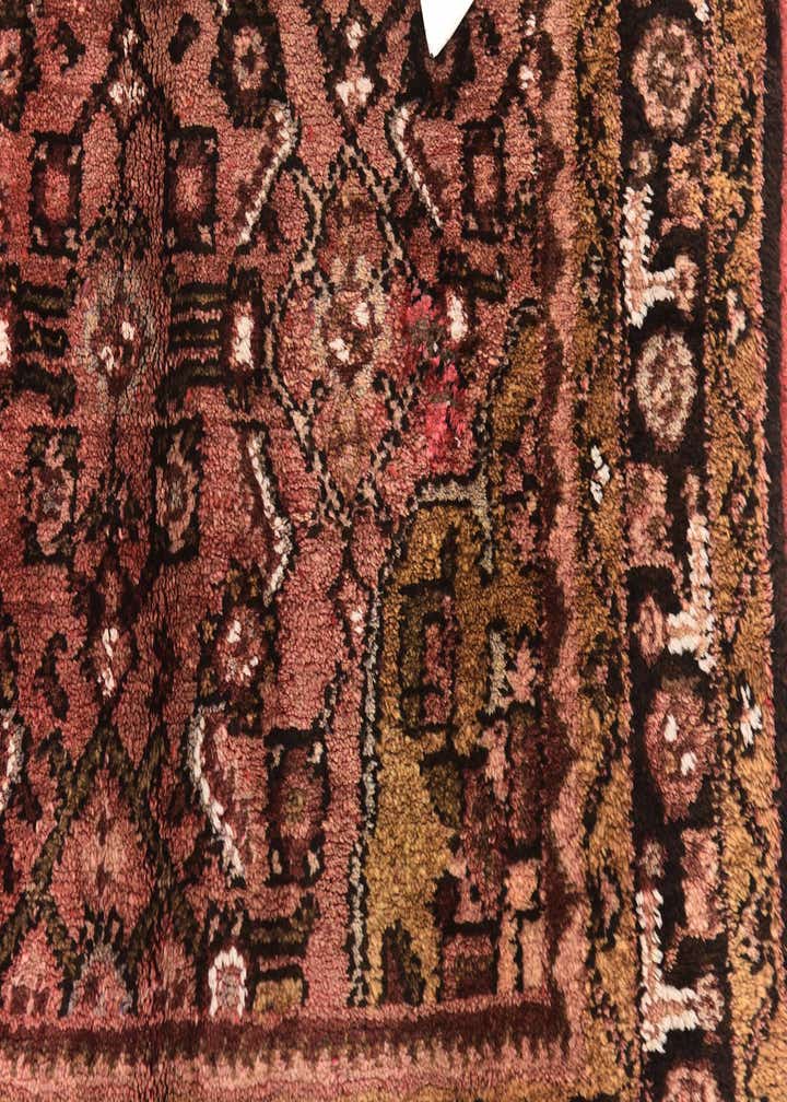 3' 7 x 10' 2 Hand Knotted Hossainabad Persian Wool Runner Rug
