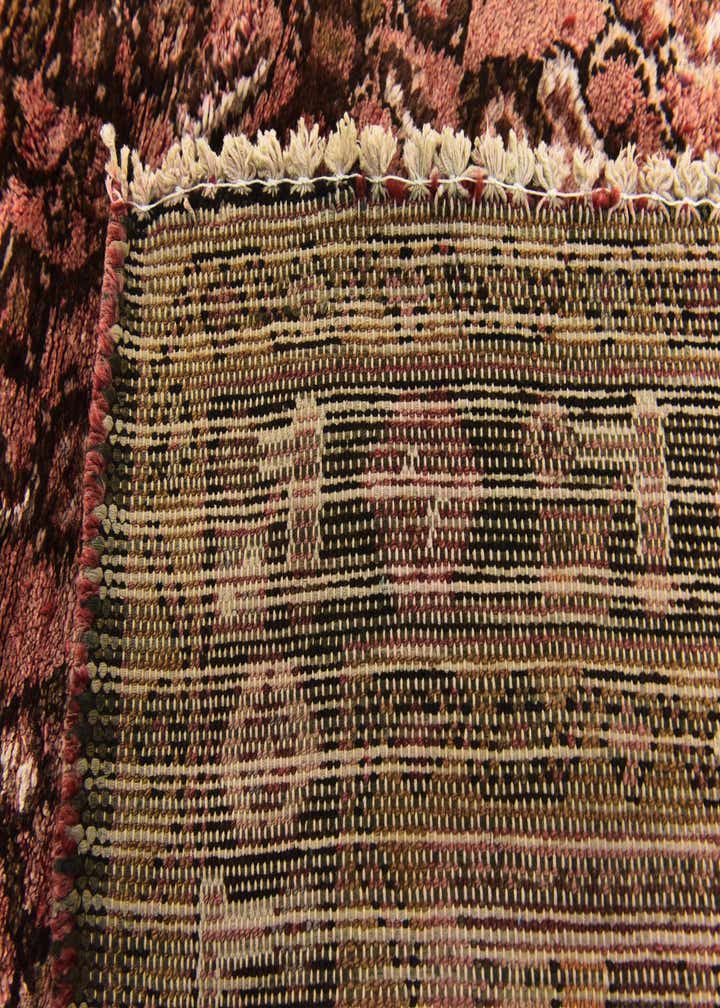 3' 7 x 10' 2 Hand Knotted Hossainabad Persian Wool Runner Rug
