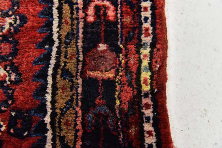 3' 10 x 10' 5 Hand Knotted Hossainabad Persian Wool Runner Rug