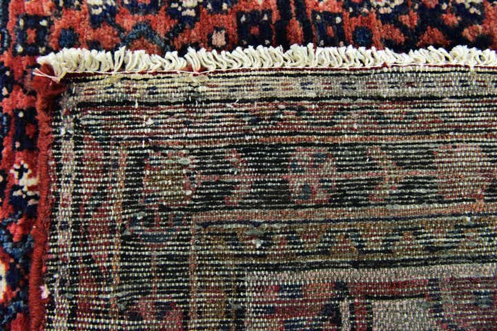 3' 10 x 10' 5 Hand Knotted Hossainabad Persian Wool Runner Rug