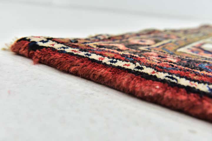 3' 10 x 10' 5 Hand Knotted Hossainabad Persian Wool Runner Rug