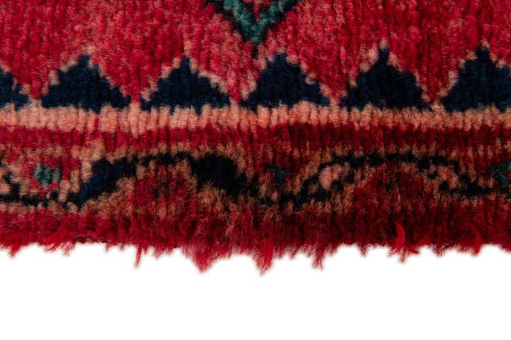 3' 5 x 9' 10 Hand Knotted Hossainabad Persian Wool Runner Rug