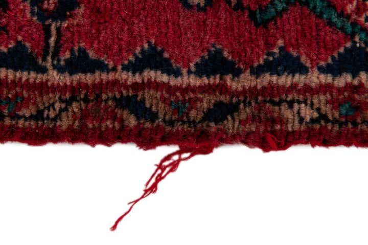 3' 5 x 9' 10 Hand Knotted Hossainabad Persian Wool Runner Rug