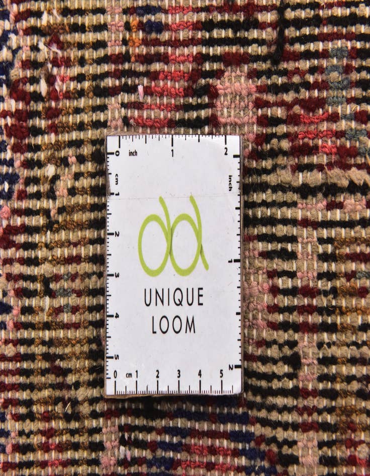 Detail image of 3' 4 x 8' 5 Hand Knotted Hossainabad Persian Wool Runner Rug