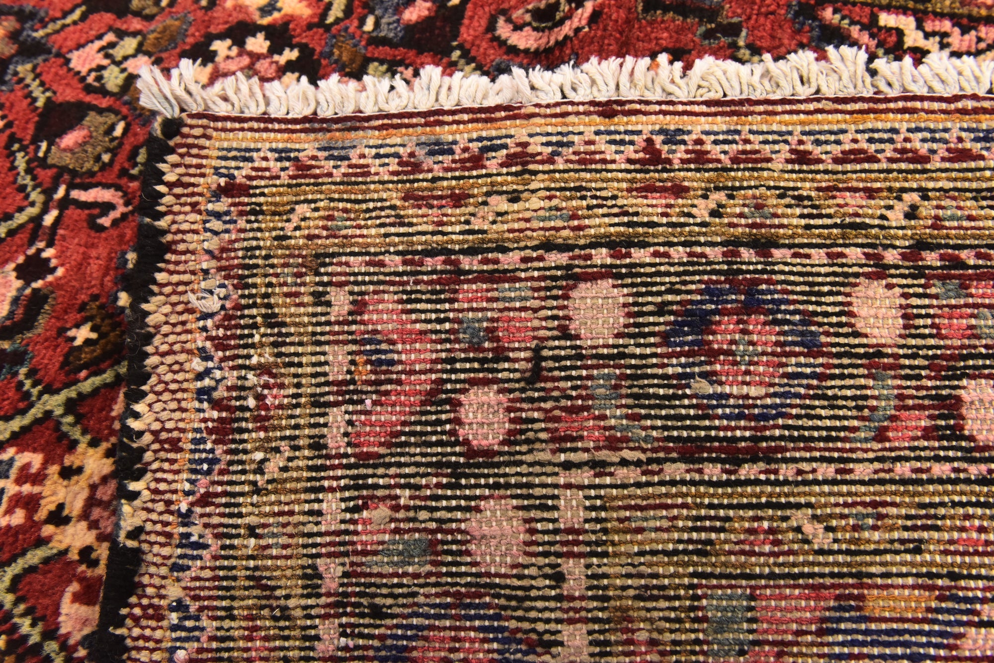 3' 4 x 8' 5 Hand Knotted Hossainabad Persian Wool Runner Rug