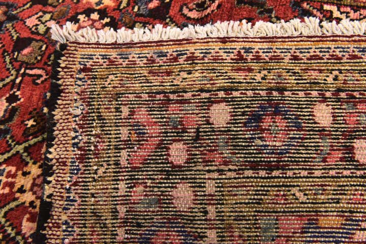 3' 4 x 8' 5 Hand Knotted Hossainabad Persian Wool Runner Rug