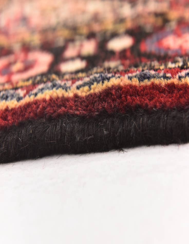 Detail image of 3' 4 x 8' 5 Hand Knotted Hossainabad Persian Wool Runner Rug