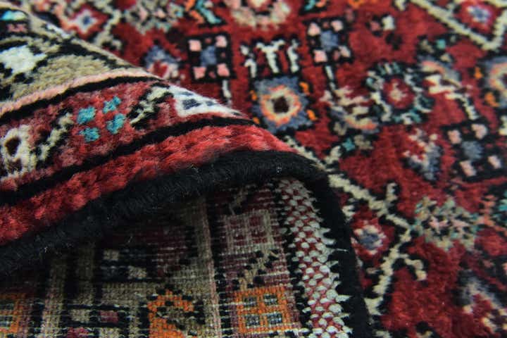 3' 5 x 10' 2 Hand Knotted Hossainabad Persian Wool Runner Rug