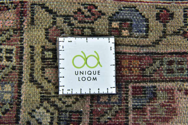 3' 5 x 10' 2 Hand Knotted Hossainabad Persian Wool Runner Rug