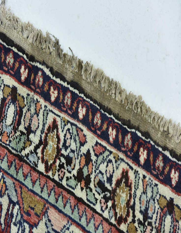 Detail image of 4' 3 x 10' 5  Hand Knotted Hossainabad Persian Wool Runner Rug