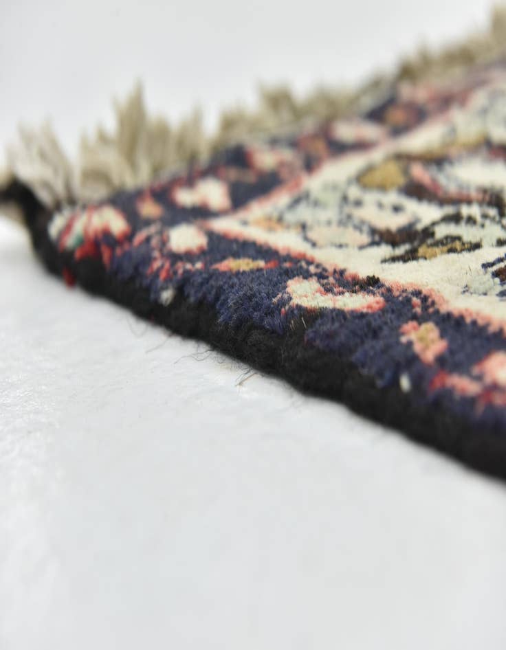 Detail image of 4' 3 x 10' 5  Hand Knotted Hossainabad Persian Wool Runner Rug