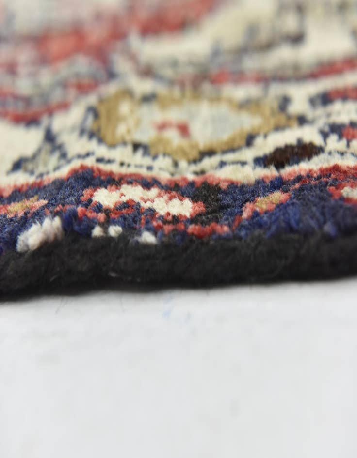 Detail image of 4' 3 x 10' 5  Hand Knotted Hossainabad Persian Wool Runner Rug