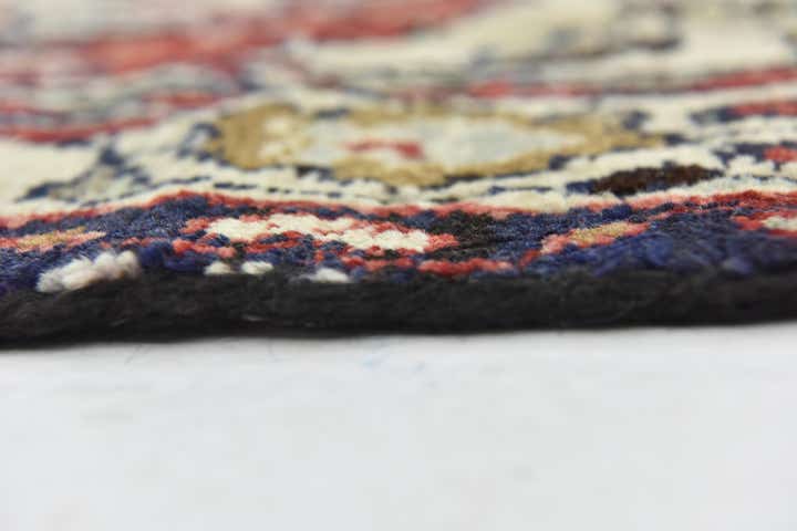 4' 3 x 10' 5 Hand Knotted Hossainabad Persian Wool Runner Rug