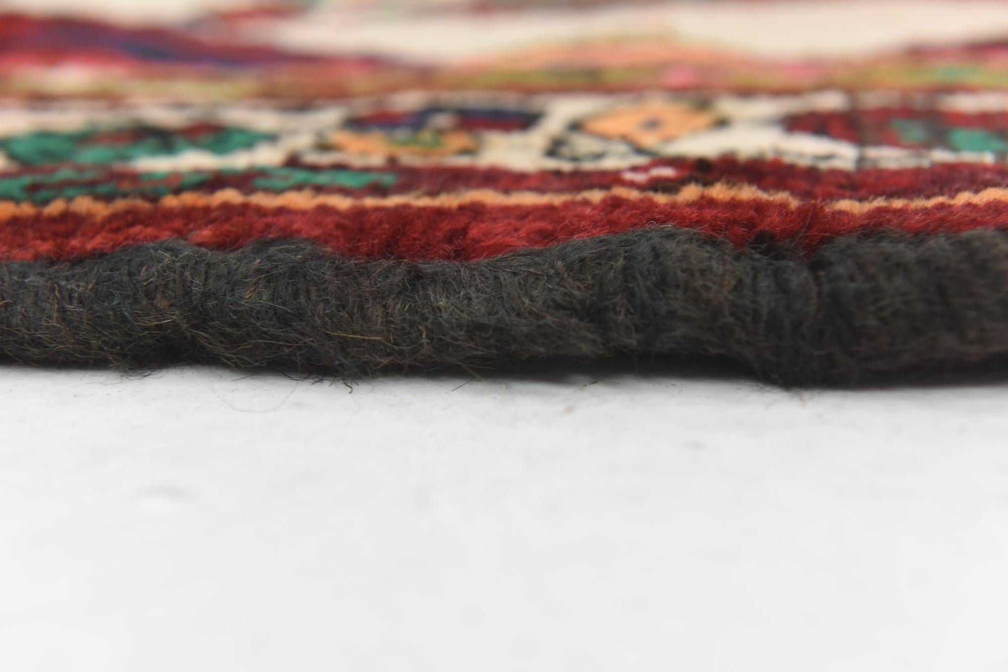 115cm x 295cm anudado a mano Hossainabad Alfombra Persa Lana Pasillera