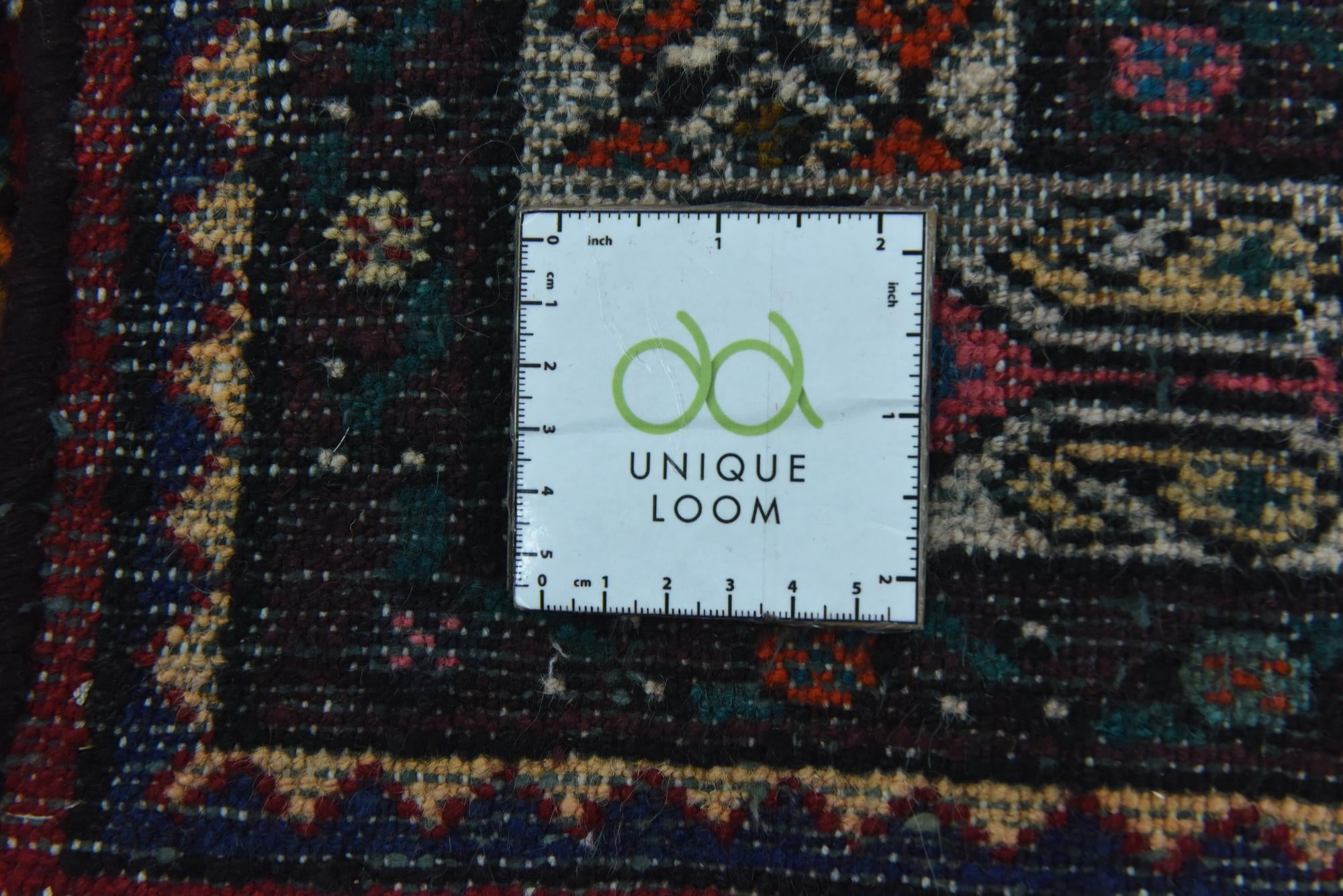 120cm x 320cm Hand Knotted Hossainabad Persian Wool Runner Rug