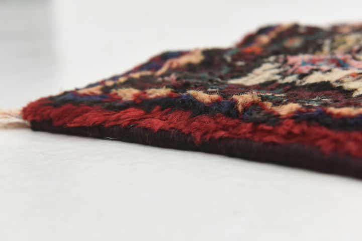 4' x 10' 5 Hand Knotted Hossainabad Persian Wool Runner Rug