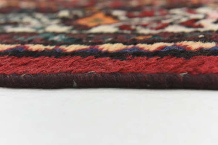 4' x 10' 5 Hand Knotted Hossainabad Persian Wool Runner Rug