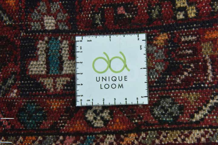 4' x 10' Hand Knotted Hossainabad Persian Wool Runner Rug