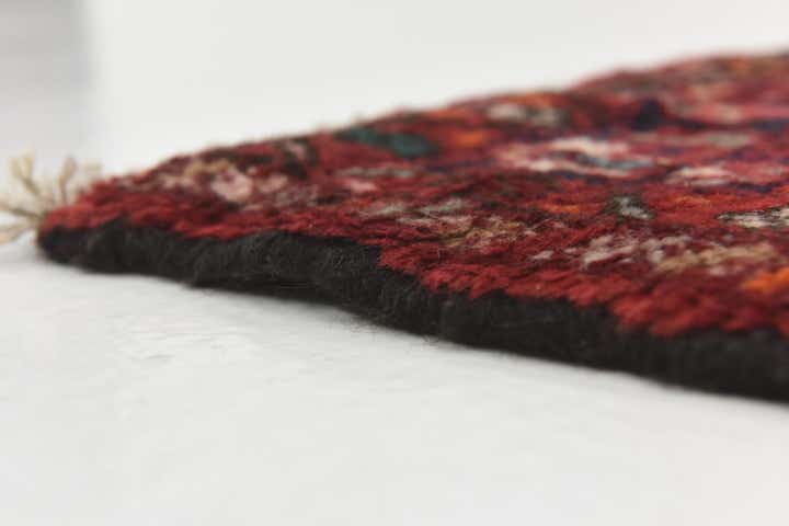 4' x 10' Hand Knotted Hossainabad Persian Wool Runner Rug